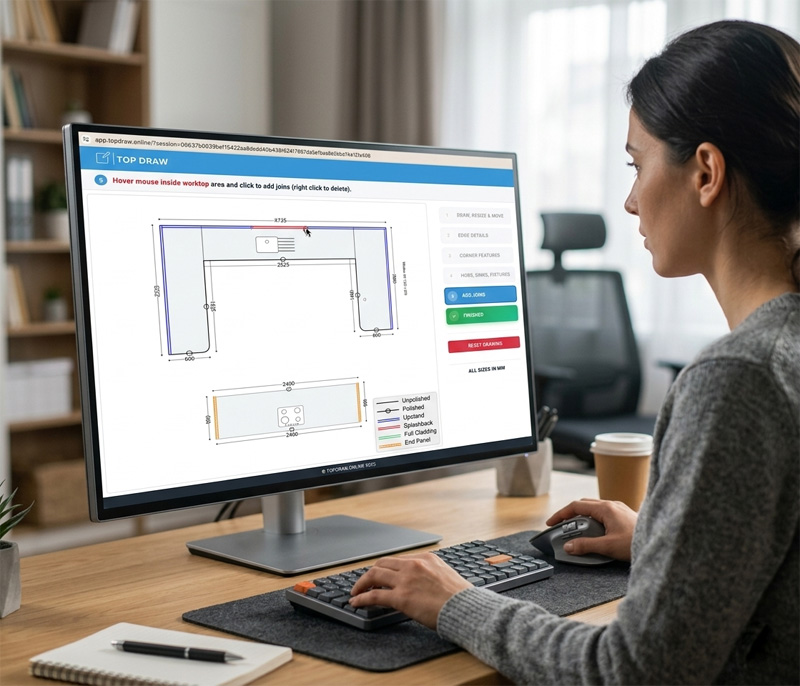 TopDraw worktop planning tool